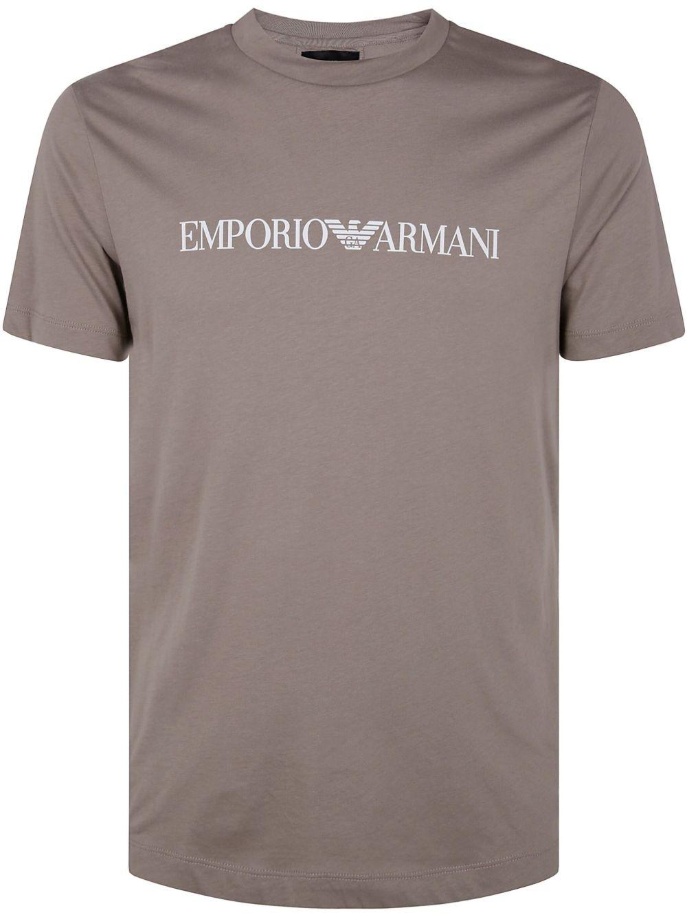 Emporio Armani T-shirts and Polos Dove Grey