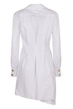 Load image into Gallery viewer, Cotton asymmetric shirtdress
