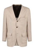 Load image into Gallery viewer, Wool blend single-breast jacket
