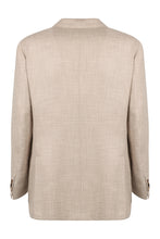 Load image into Gallery viewer, Wool blend single-breast jacket
